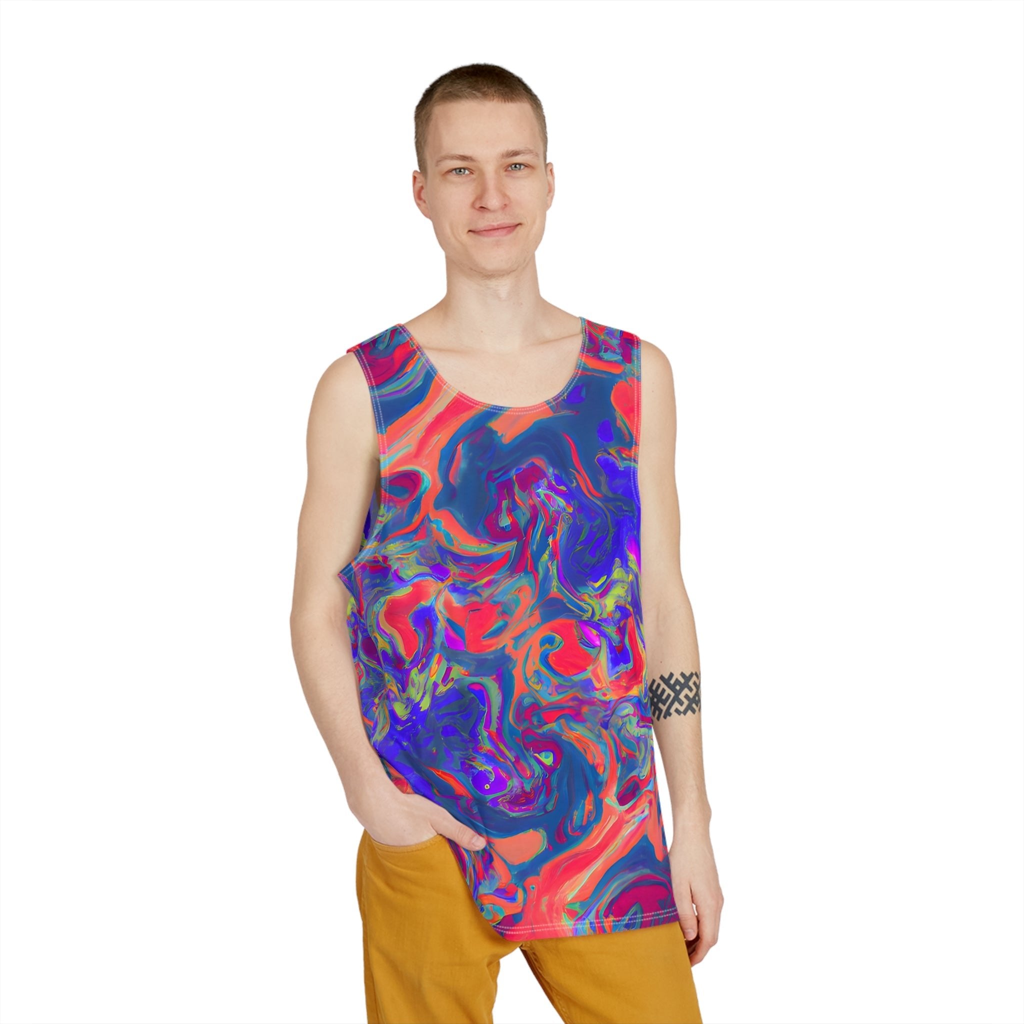 Tank Tops - Men's Pastel Dreams Style Tank Top - Acid Daddy