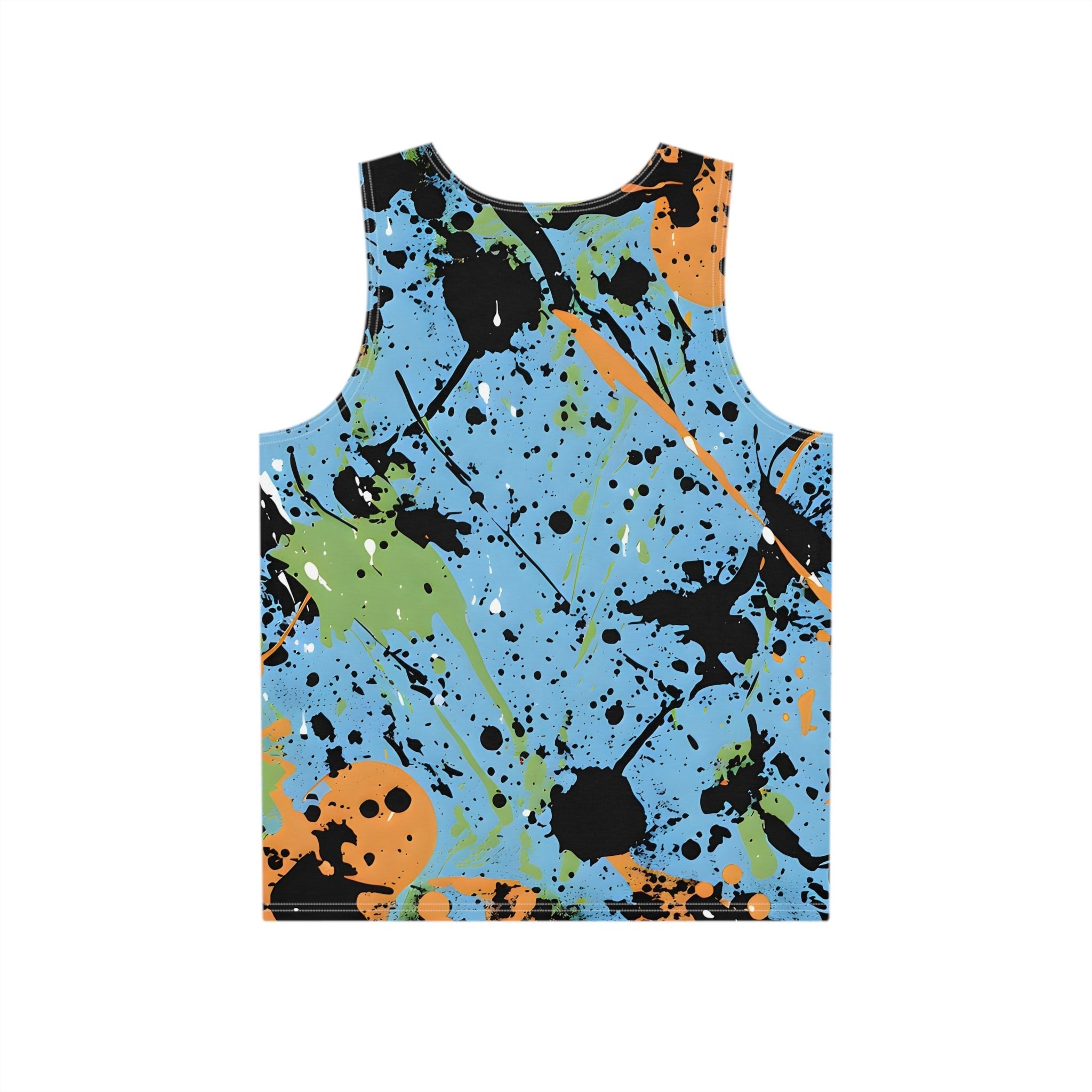 Tank Tops - Men's Sky Blue Splash Tank Top - Acid Daddy