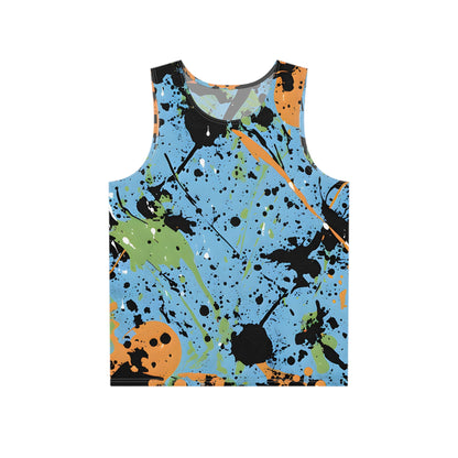 Tank Tops - Men's Sky Blue Splash Tank Top - Acid Daddy