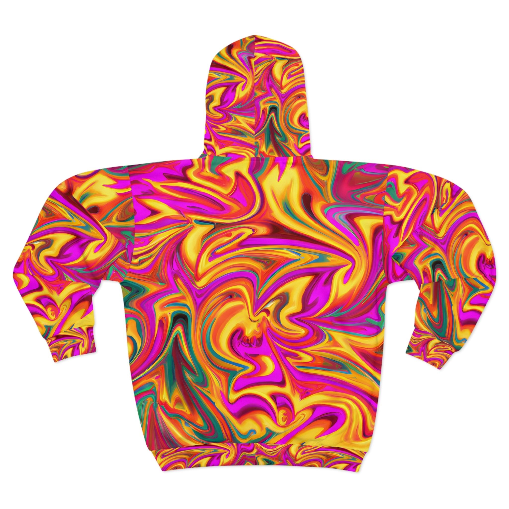 Zippered Hoodies - Daisy Carnival Unisex Zippered Hoodie - Acid Daddy