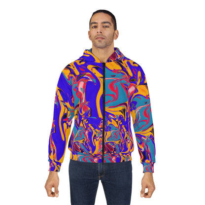 Zippered Hoodies - Lost Painting Unisex Zippered Hoodie - Acid Daddy