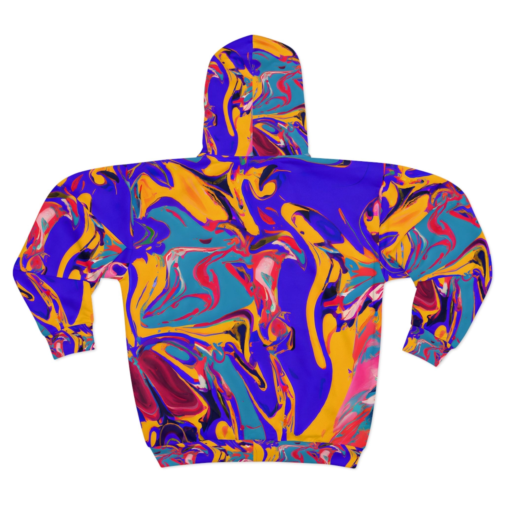 Zippered Hoodies - Lost Painting Unisex Zippered Hoodie - Acid Daddy