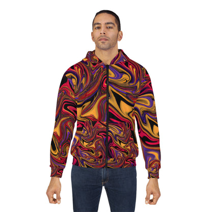 Zippered Hoodies - Psychedelic Swirls Unisex Zippered Hoodie - Acid Daddy