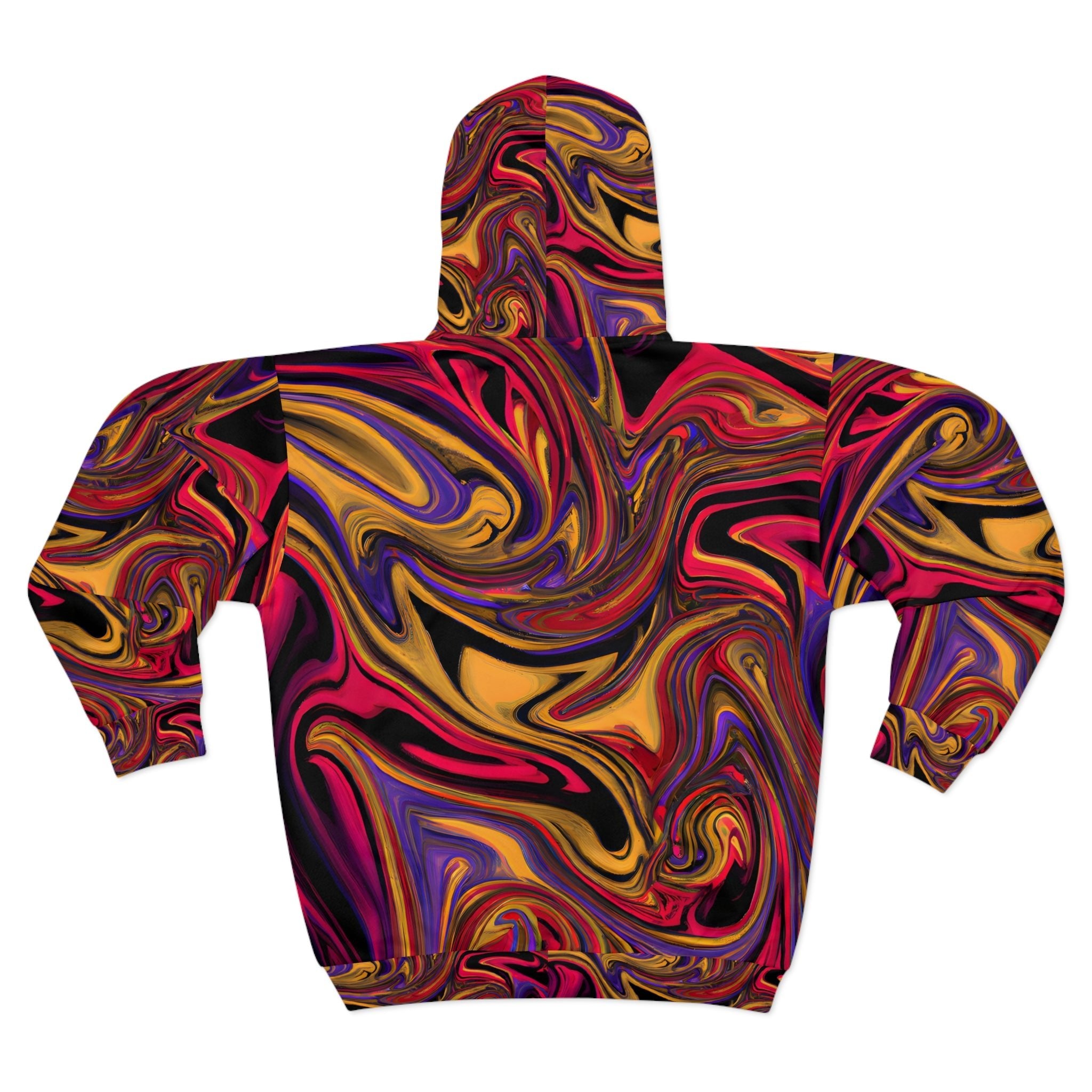 Zippered Hoodies - Psychedelic Swirls Unisex Zippered Hoodie - Acid Daddy