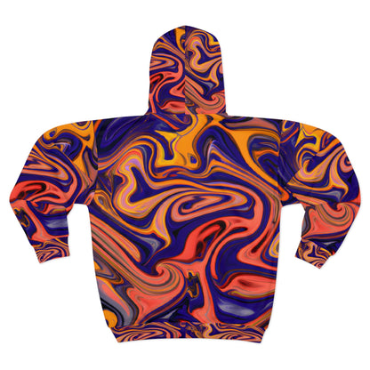 Zippered Hoodies - Transcendent Zen Unisex Zippered Hoodie - Acid Daddy