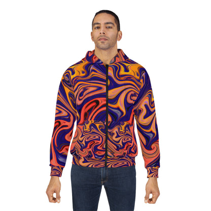 Zippered Hoodies - Transcendent Zen Unisex Zippered Hoodie - Acid Daddy