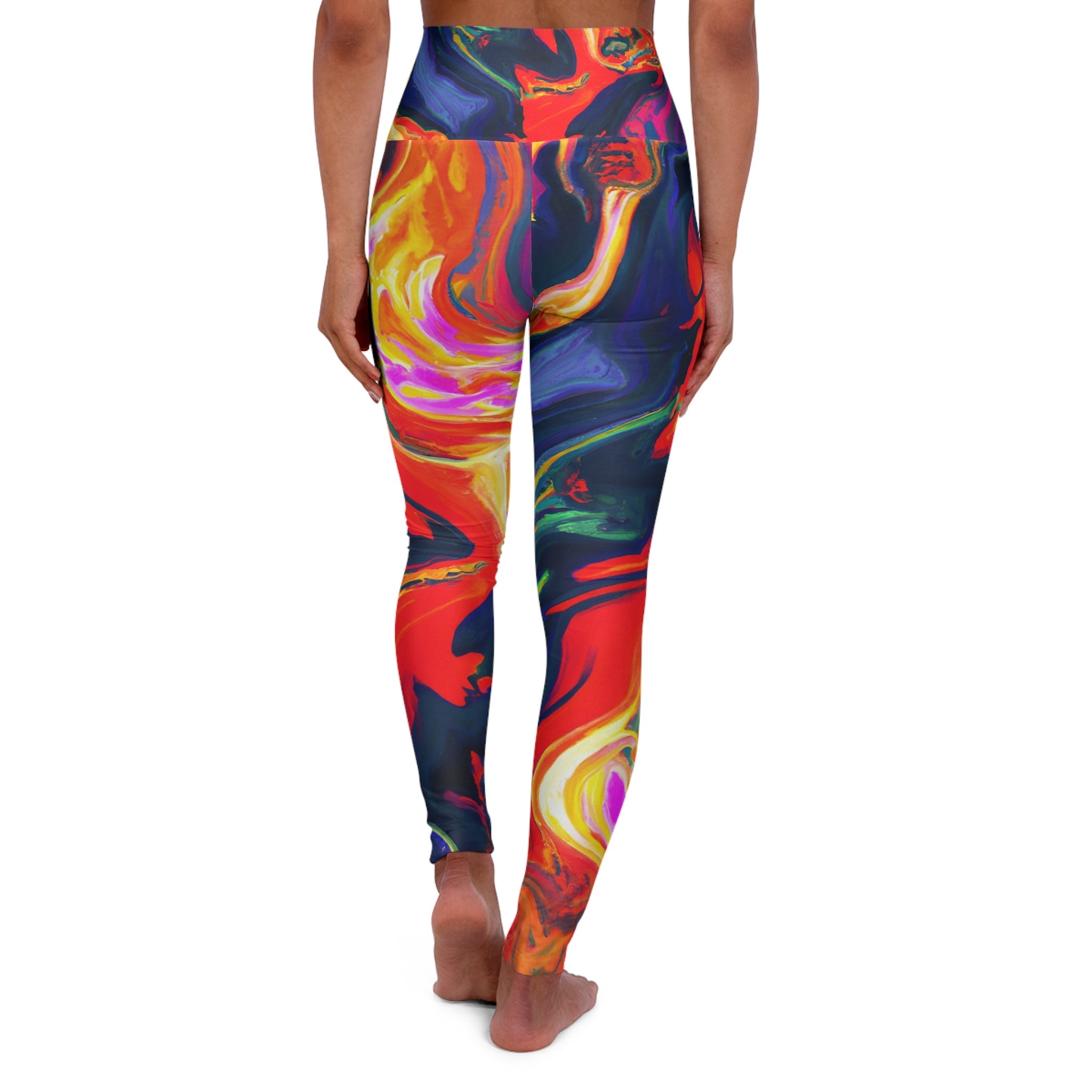 Festival Leggings - Cosmic Fire Festival Leggings - Acid Daddy