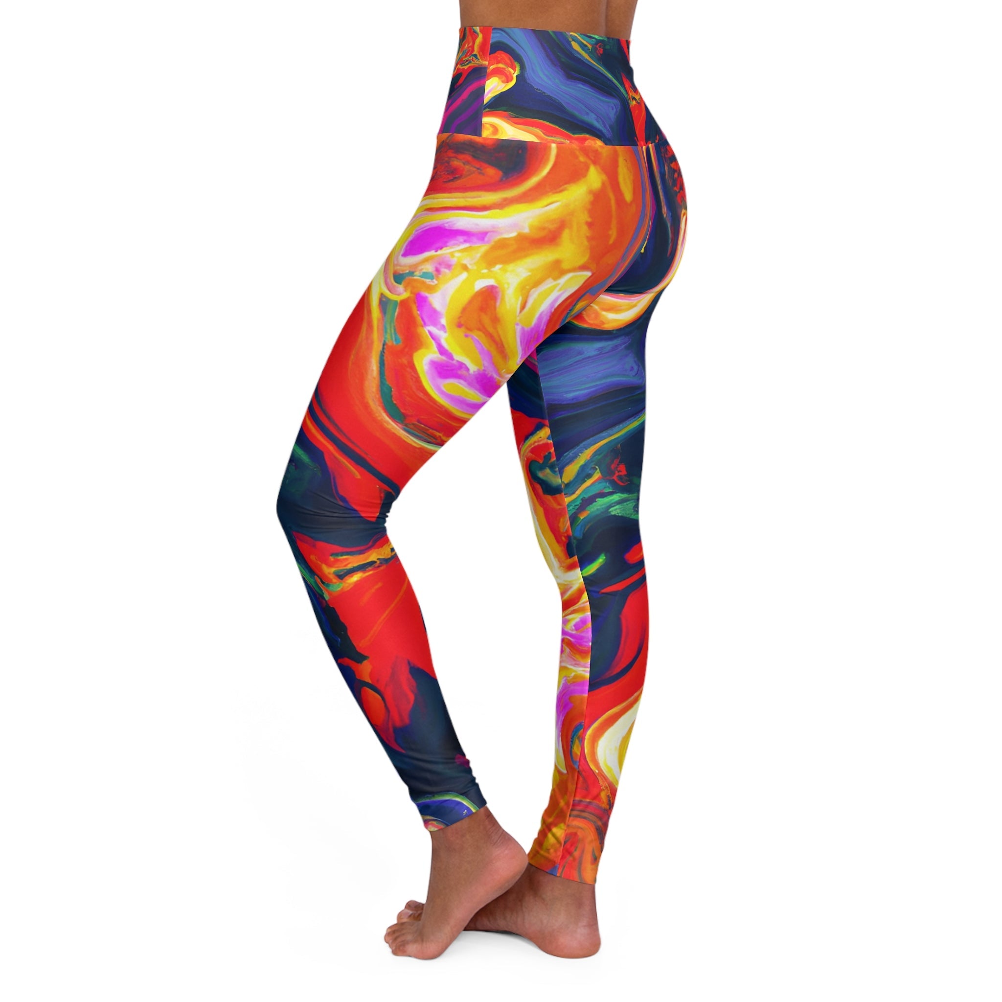 Festival Leggings - Cosmic Fire Festival Leggings - Acid Daddy