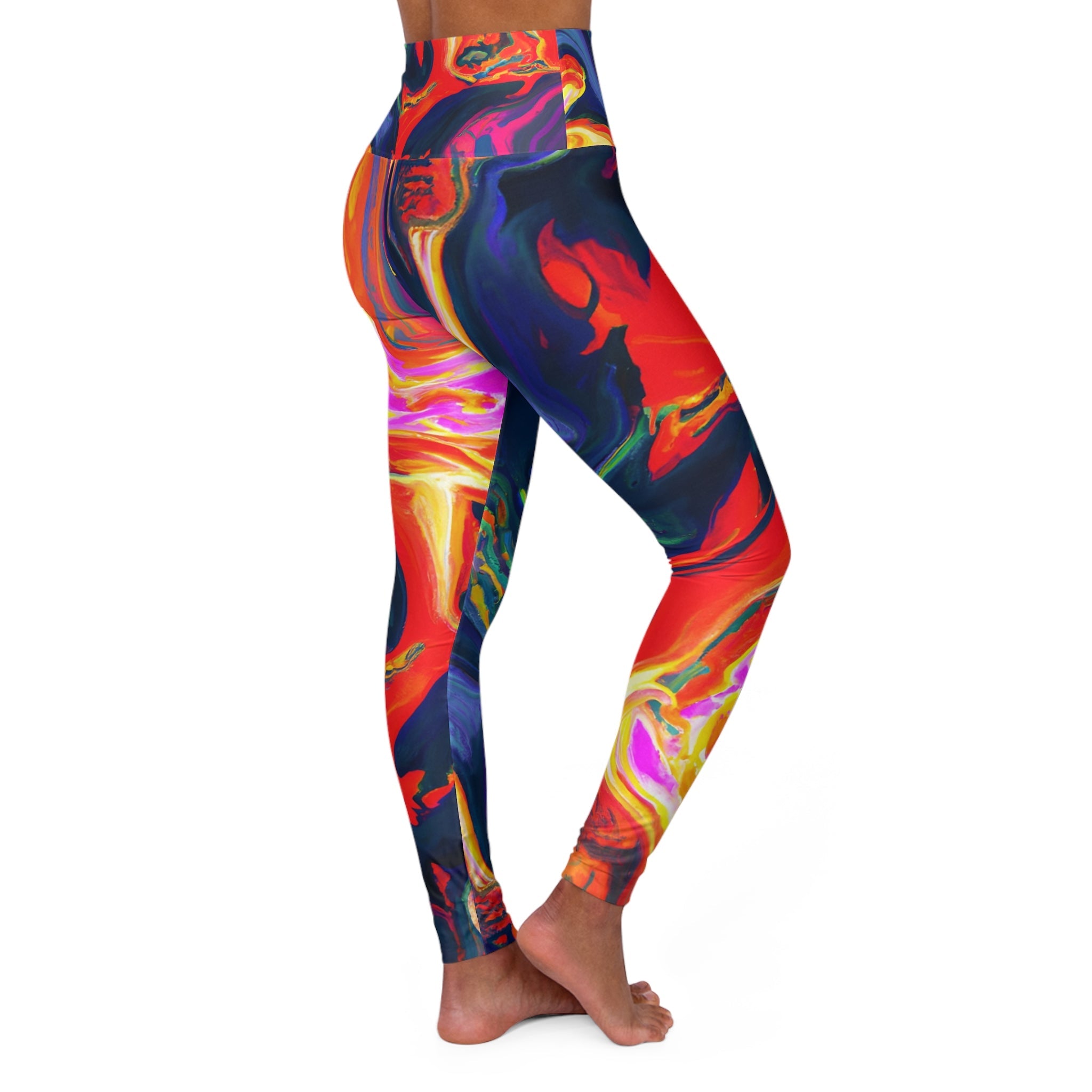 Festival Leggings - Cosmic Fire Festival Leggings - Acid Daddy