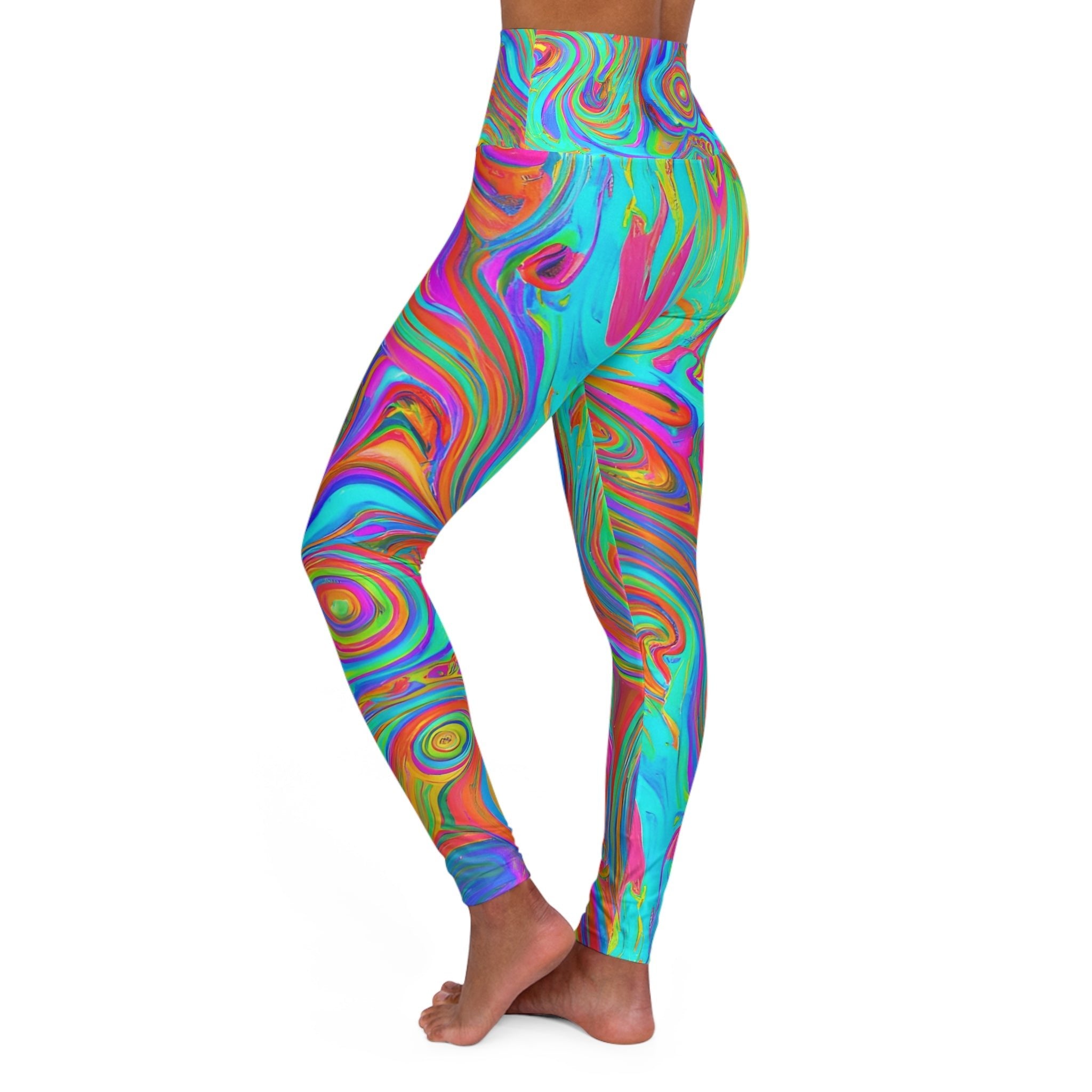 Festival Leggings - Hallucinating Sky Festival Leggings - Acid Daddy