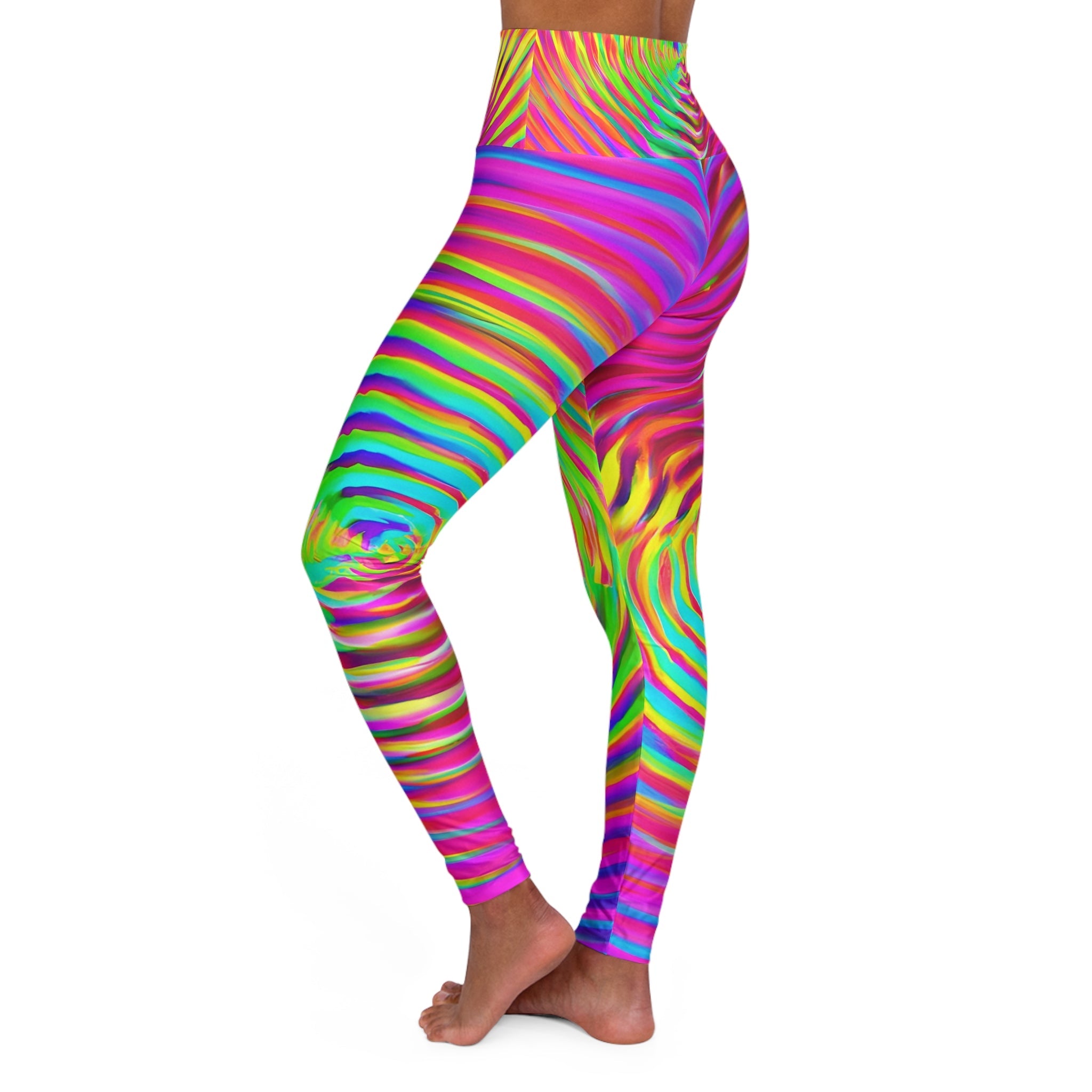 Festival Leggings - Neon Fibonacci Festival Leggings - Acid Daddy