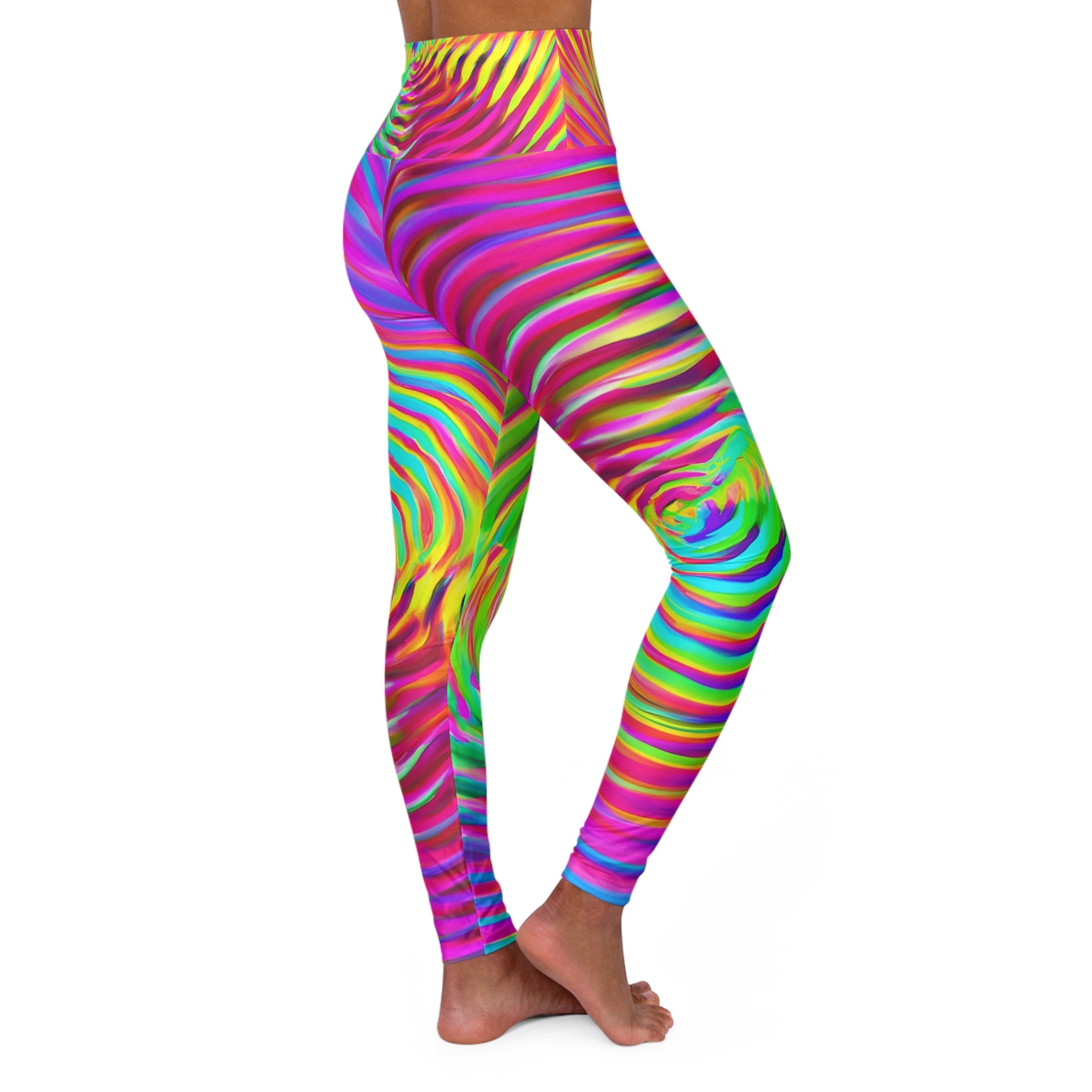 Festival Leggings - Neon Fibonacci Festival Leggings - Acid Daddy