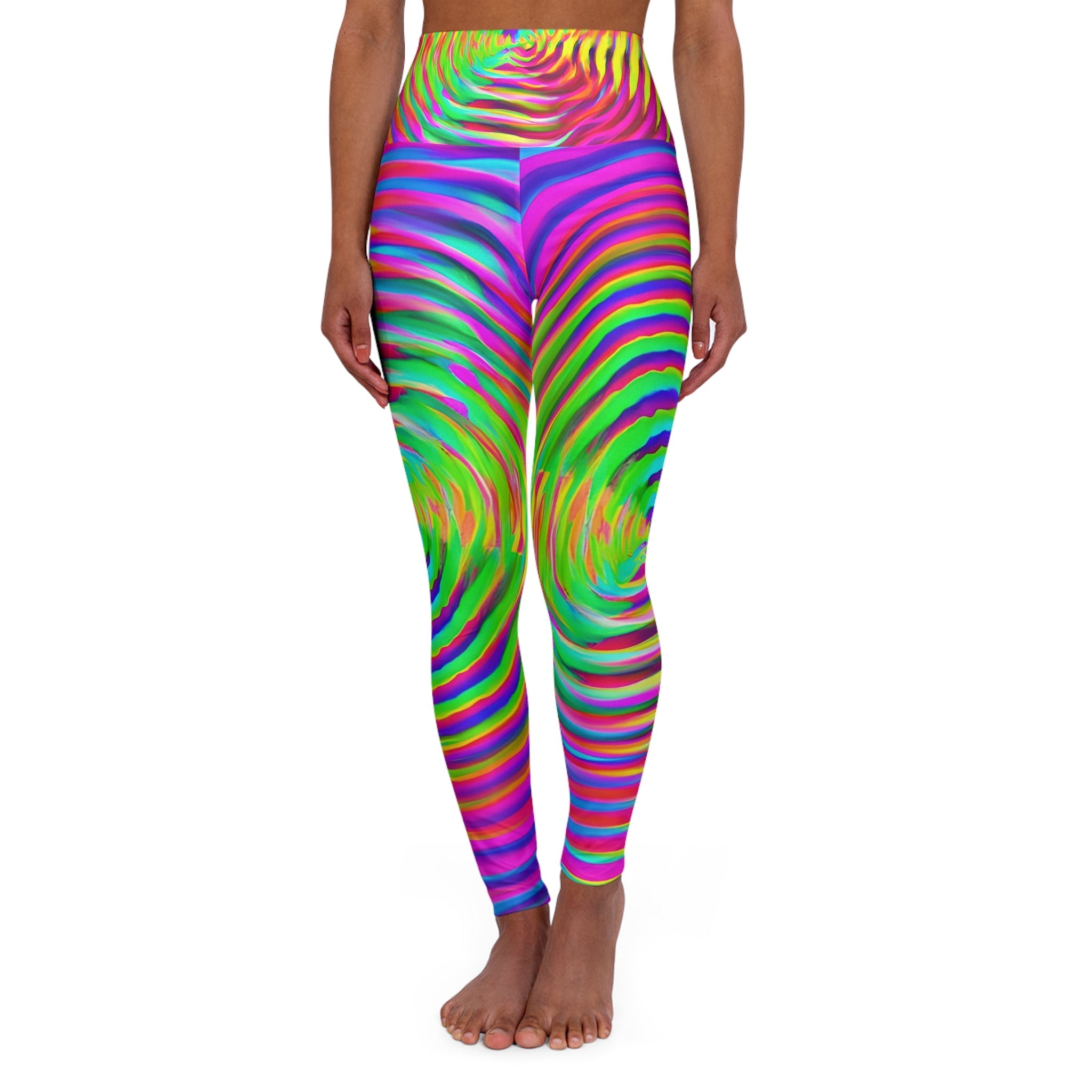 Festival Leggings - Neon Fibonacci Festival Leggings - Acid Daddy