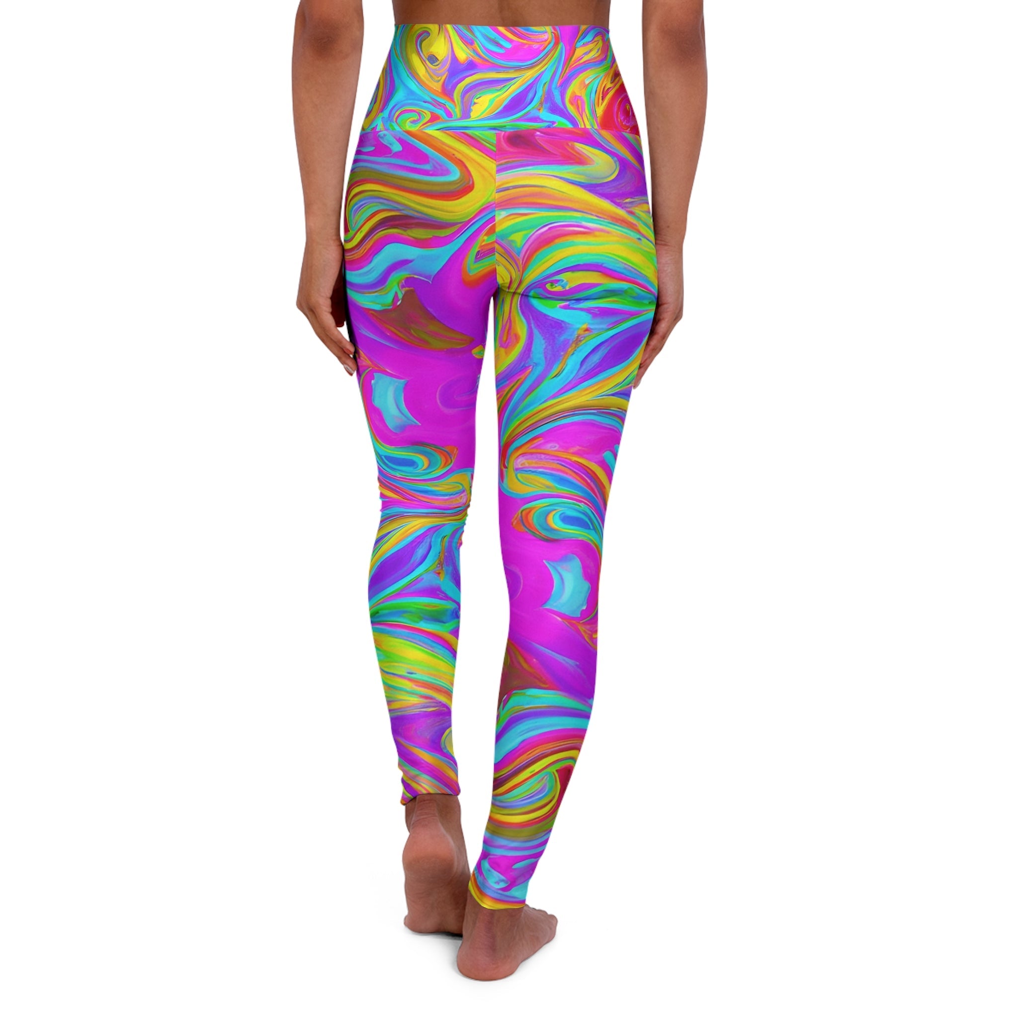 Festival Leggings - Psychedelic Pink Festival Leggings - Acid Daddy