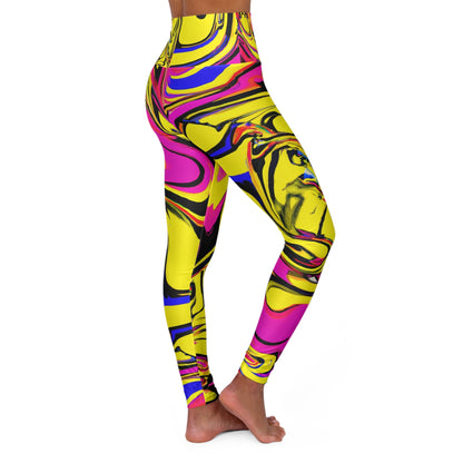 Festival Leggings - Yellow Smash Festival Leggings - Acid Daddy