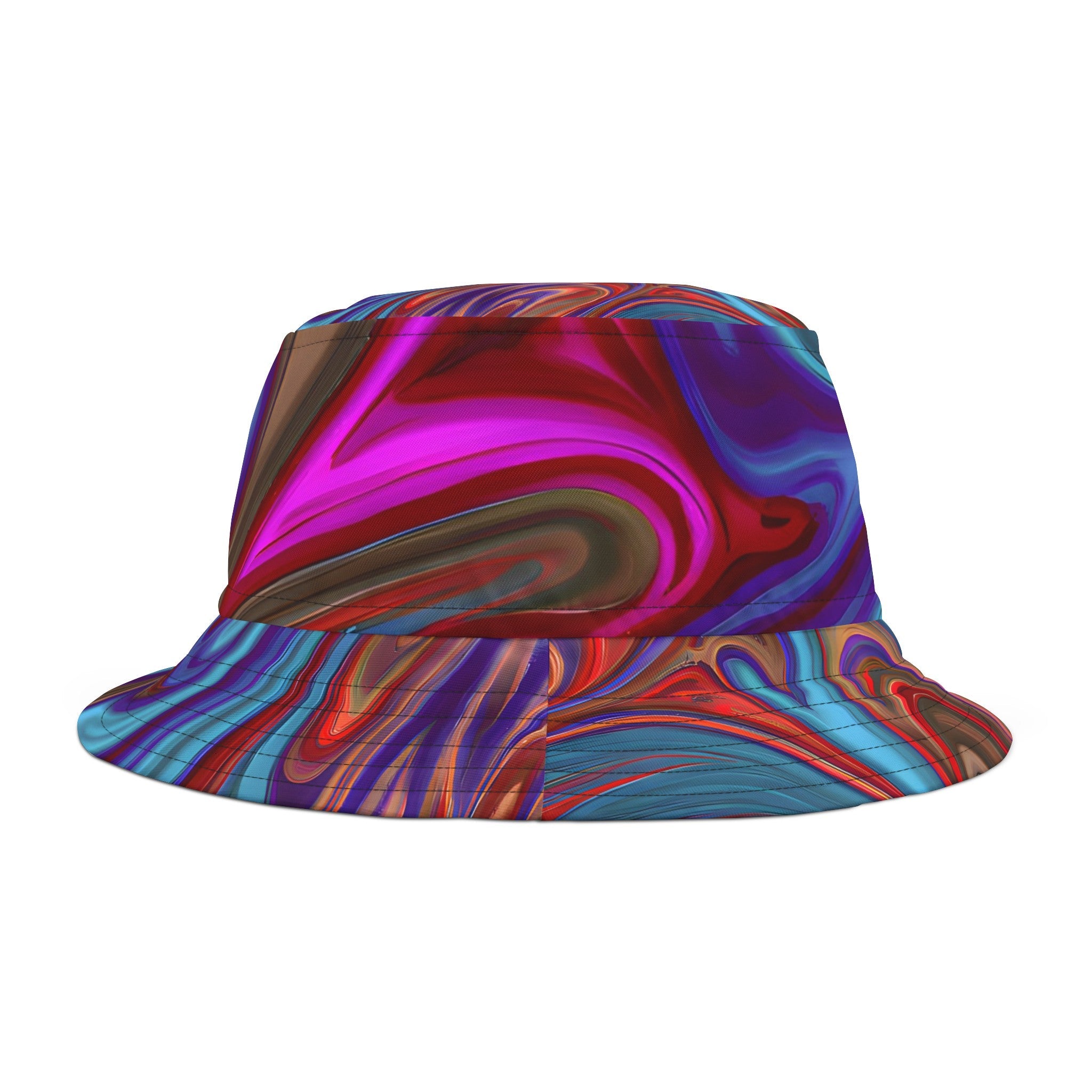 Hats - Festival Vibes Becca Pink Bucket Hat - Acid Daddy