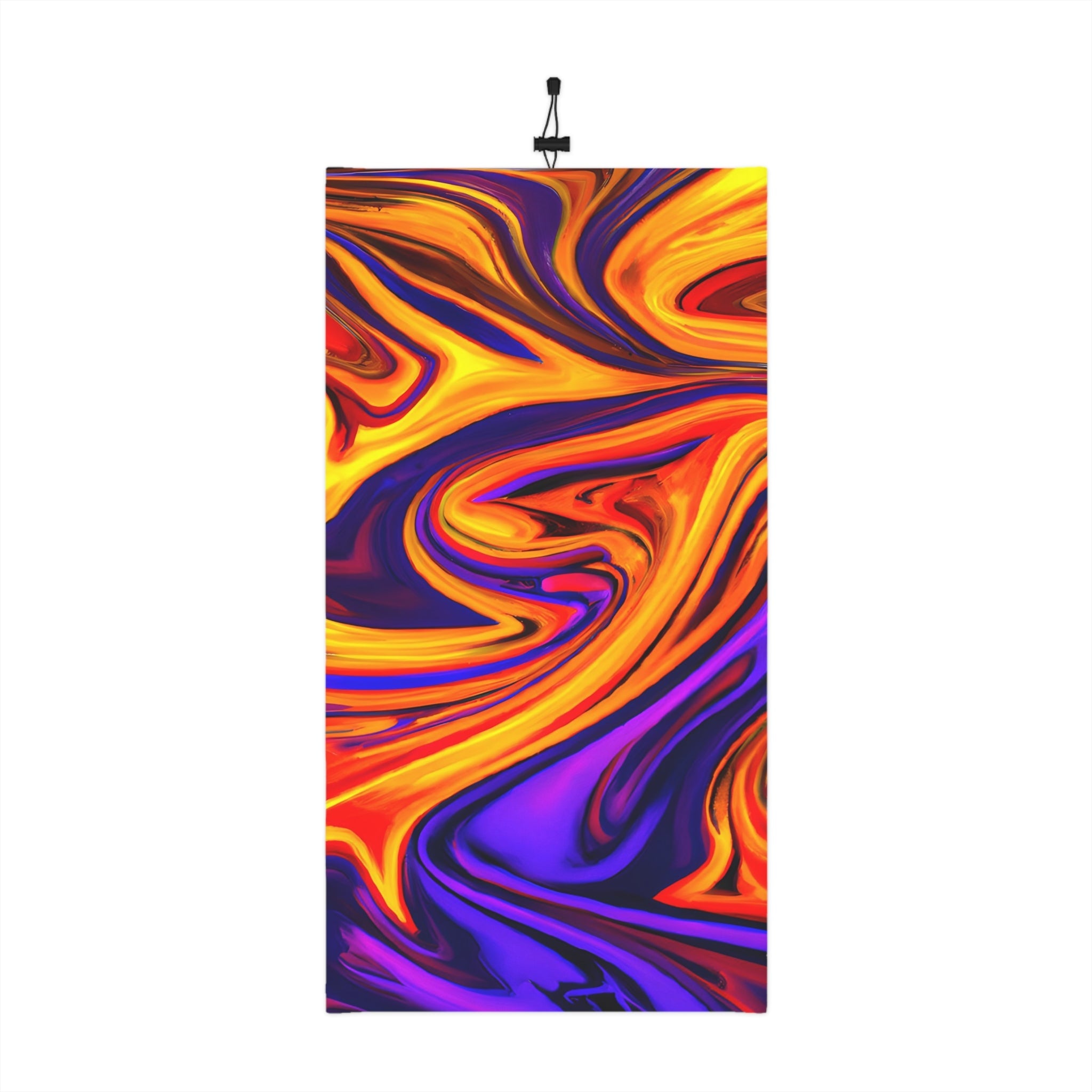 Gaiters - Fiery Vortex Trippy Winter Neck Gaiter - Acid Daddy