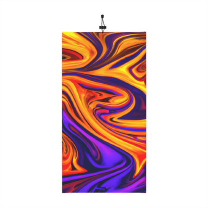 Gaiters - Fiery Vortex Trippy Winter Neck Gaiter - Acid Daddy