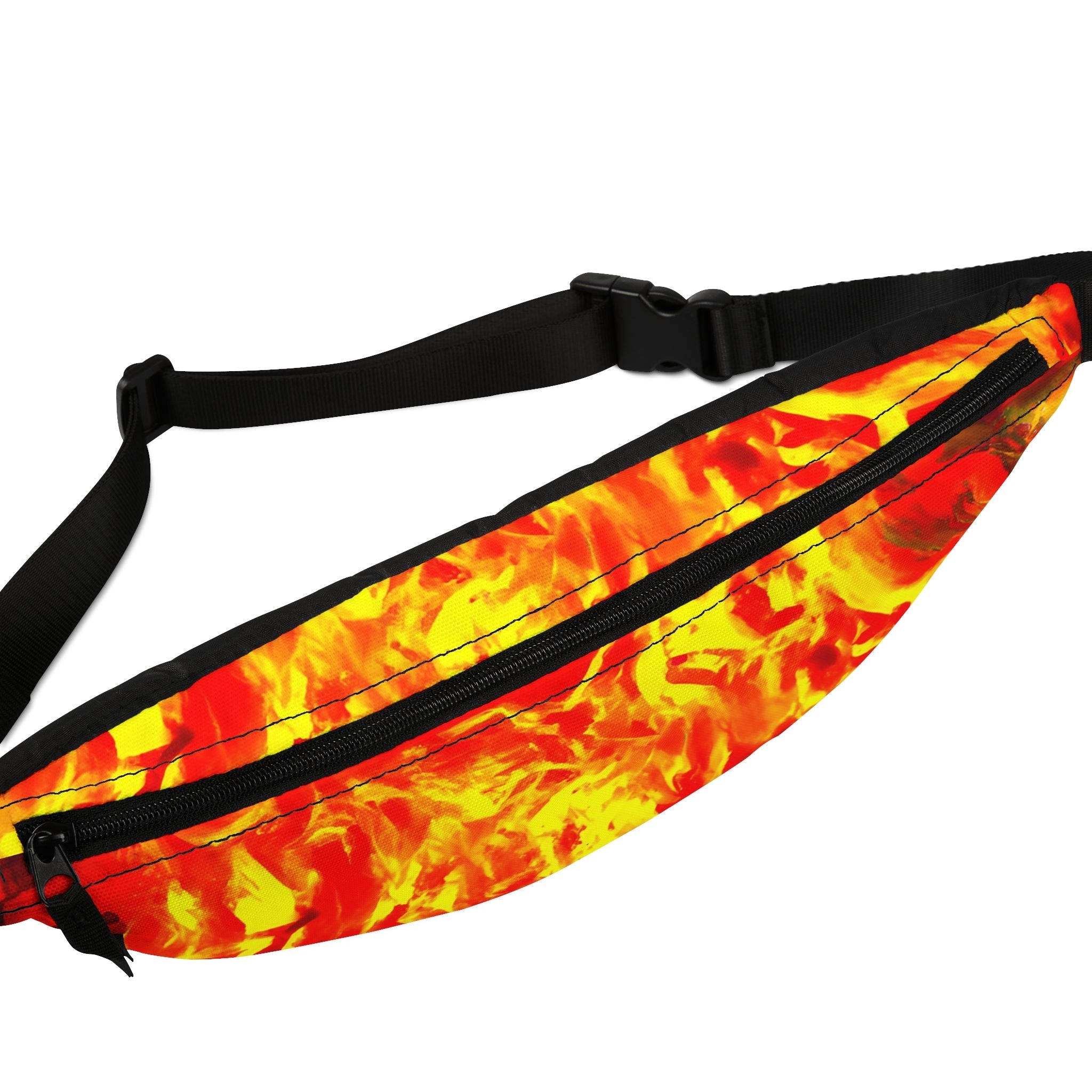 Fanny Packs - Fire Festival Rave Trippy Fanny Pack (Medium) - Acid Daddy