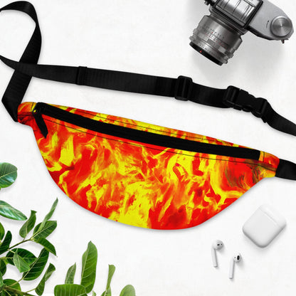 Fanny Packs - Fire Festival Rave Trippy Fanny Pack (Medium) - Acid Daddy