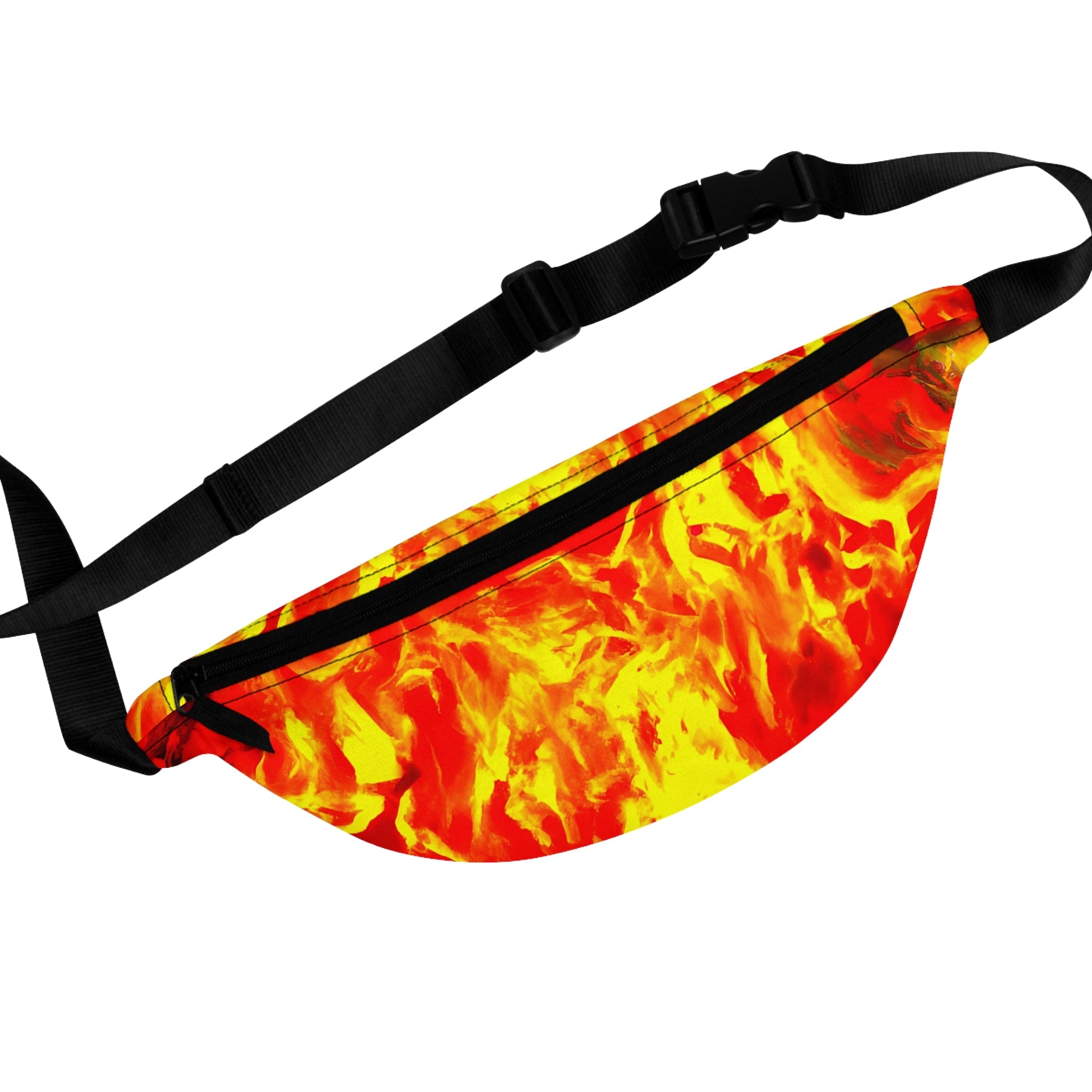 Fanny Packs - Fire Festival Rave Trippy Fanny Pack (Medium) - Acid Daddy