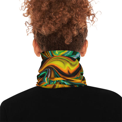 Gaiters - Golden Greens Bliss Lightweight Neck Gaiter - Acid Daddy