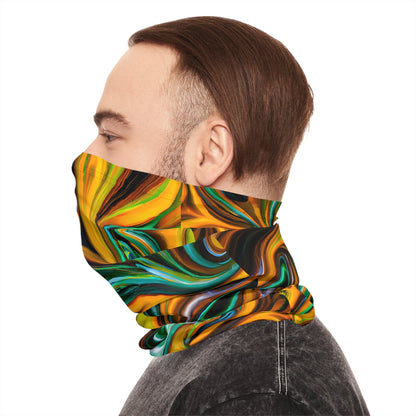 Gaiters - Golden Greens Bliss Lightweight Neck Gaiter - Acid Daddy