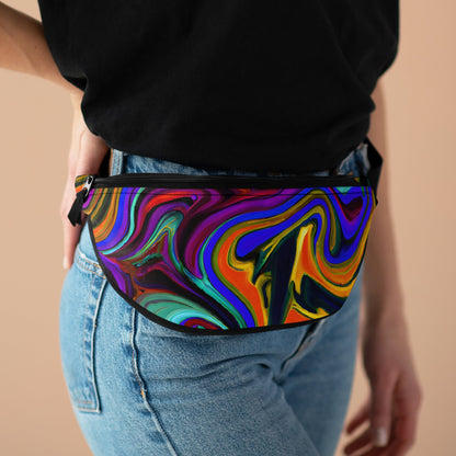 Fanny Packs - Hypnotic Swish Trippy Fanny Pack (Medium) - Acid Daddy