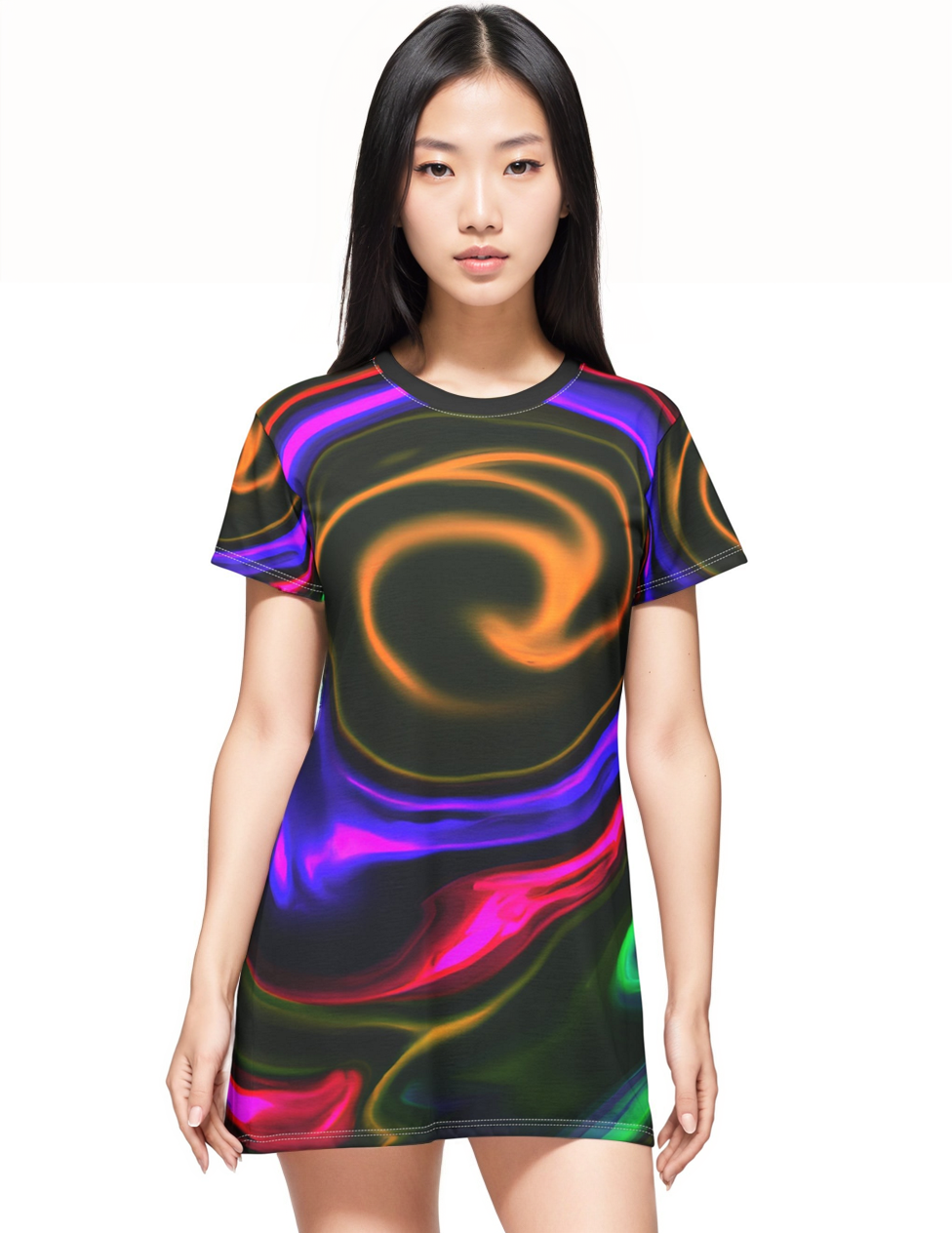 Festival Dresses - Nebulous Dream T - Shirt Dress - Acid Daddy