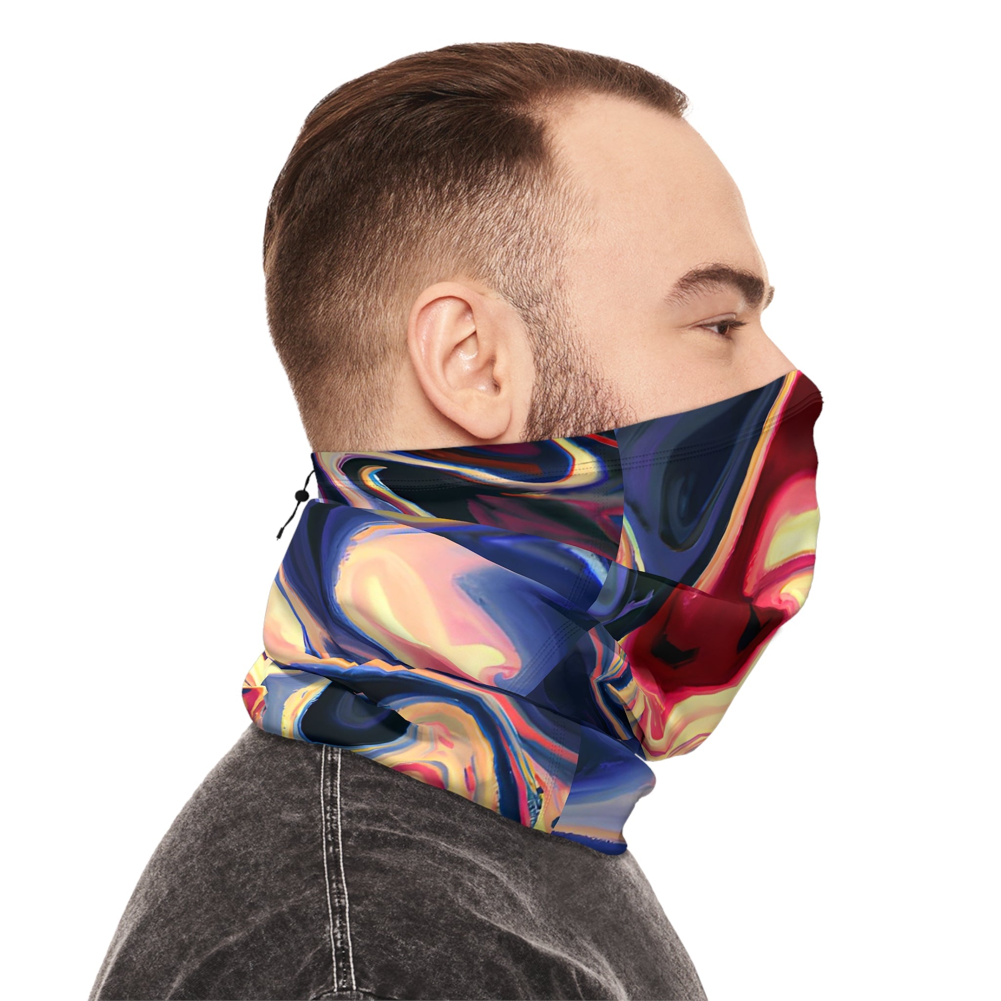 Gaiters - Ice Cream Avalanche Winter Neck Gaiter - Acid Daddy