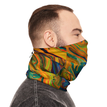 Gaiters - Jupiter Rising Pattern Winter Neck Gaiter - Acid Daddy