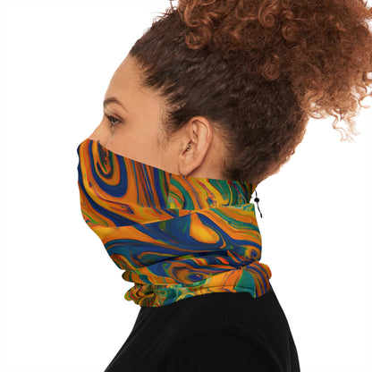 Gaiters - Jupiter Rising Pattern Winter Neck Gaiter - Acid Daddy