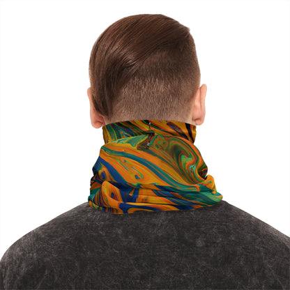 Gaiters - Jupiter Rising Pattern Winter Neck Gaiter - Acid Daddy