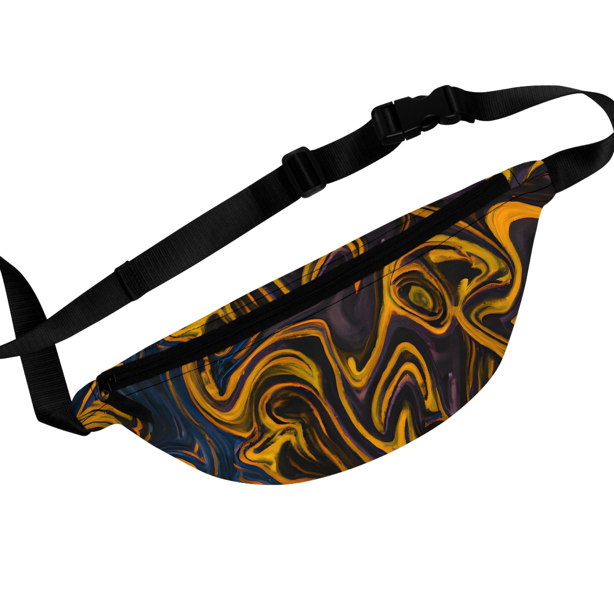 Fanny Packs - Kinetic Black Vibes Festival Fanny Pack (Medium) - Acid Daddy