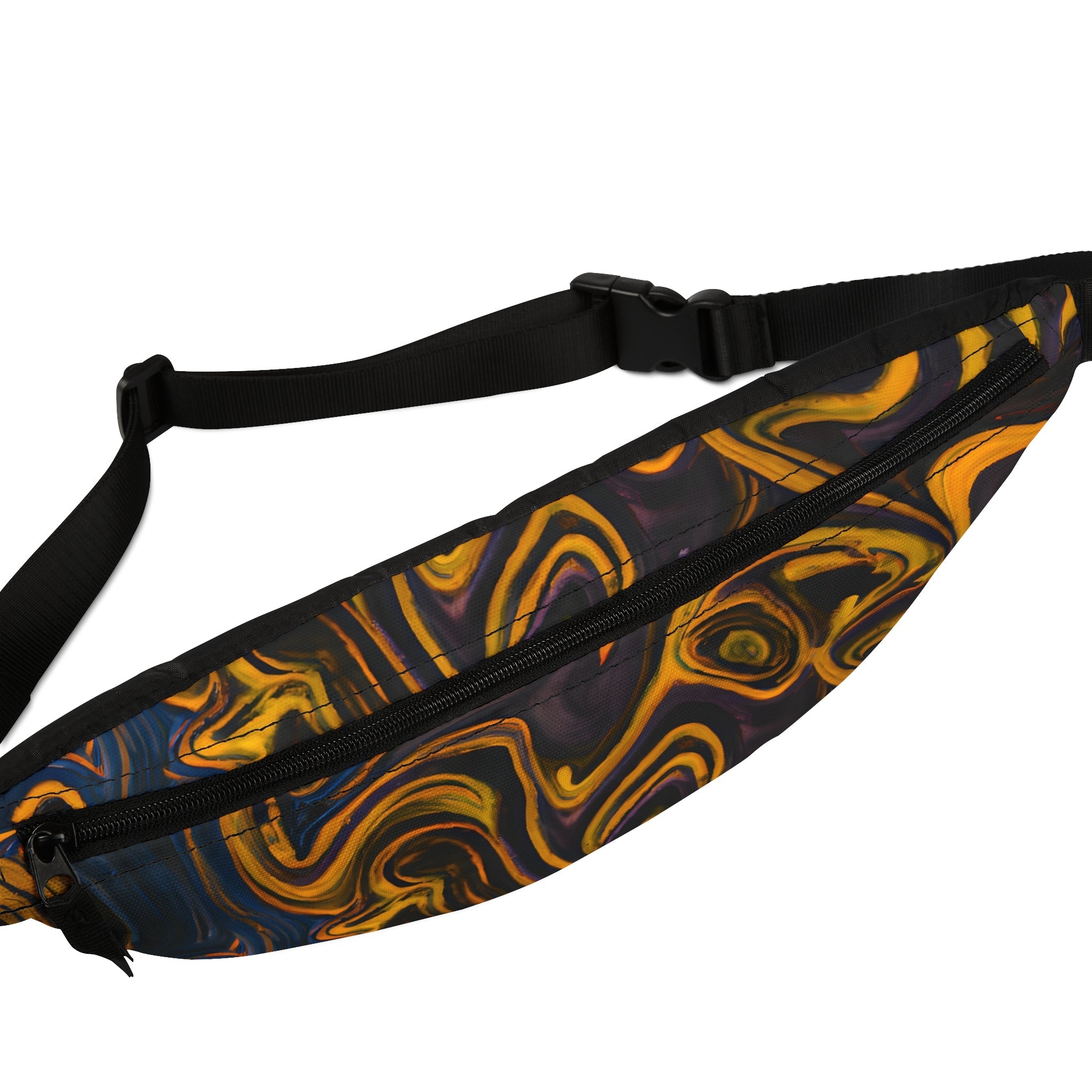 Fanny Packs - Kinetic Black Vibes Festival Fanny Pack (Medium) - Acid Daddy