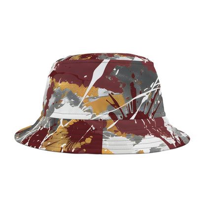 Hats - Maroon Groove Splash Festival Bucket Hat - Acid Daddy