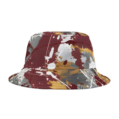 Hats - Maroon Groove Splash Festival Bucket Hat - Acid Daddy