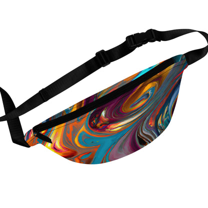 Fanny Packs - Melted Gold Rave Festival Fanny Pack (Medium) - Acid Daddy