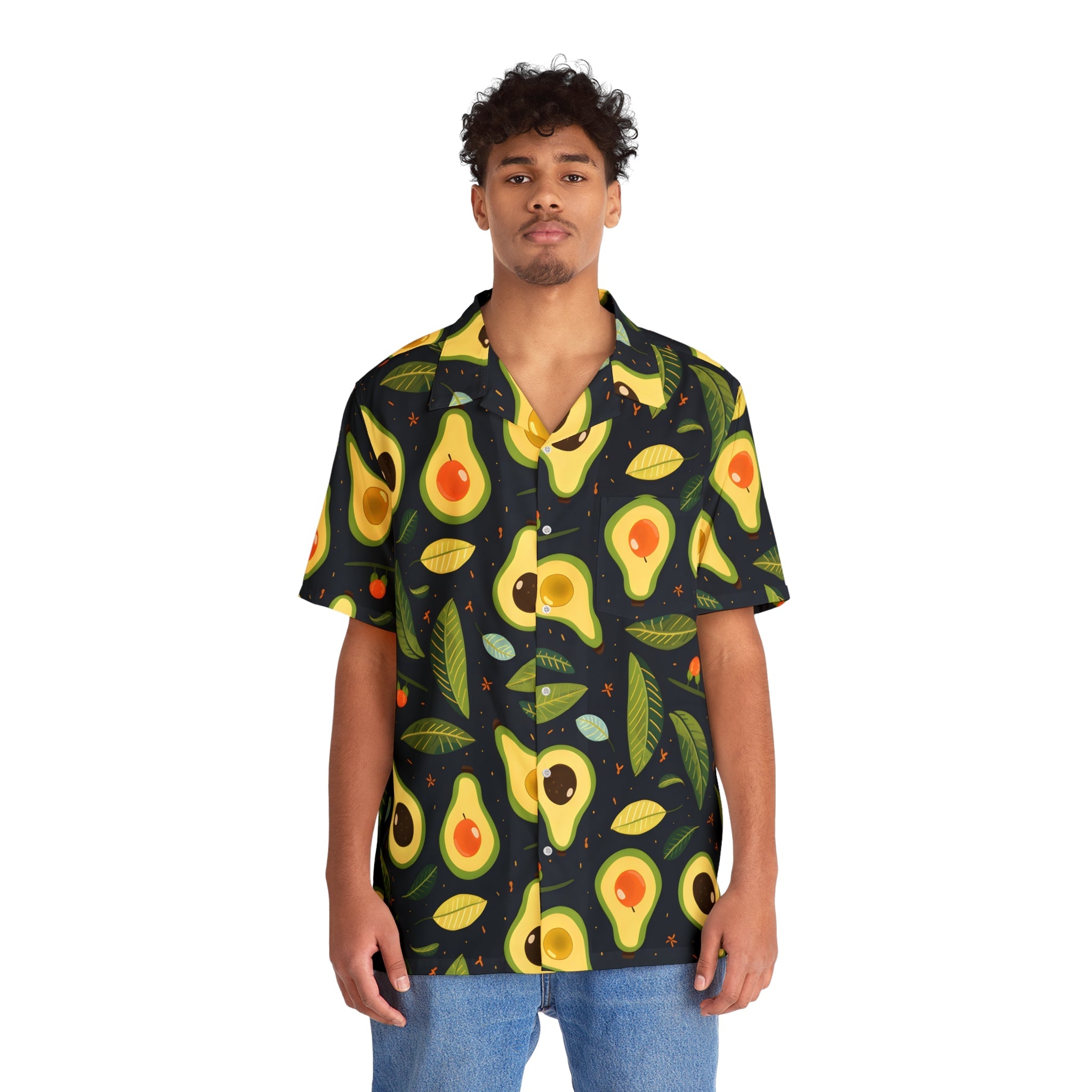 Hawaiian Shirts - Men's Avocado Extravaganza Hawaiian Shirt - Acid Daddy