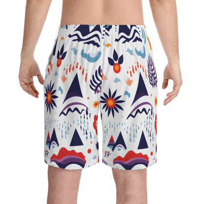 Beach Shorts - Men's Colorado Love Swim Beach Shorts - Acid Daddy