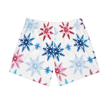 Beach Shorts - Men's Colorado Snowflakes Beach Shorts - Acid Daddy