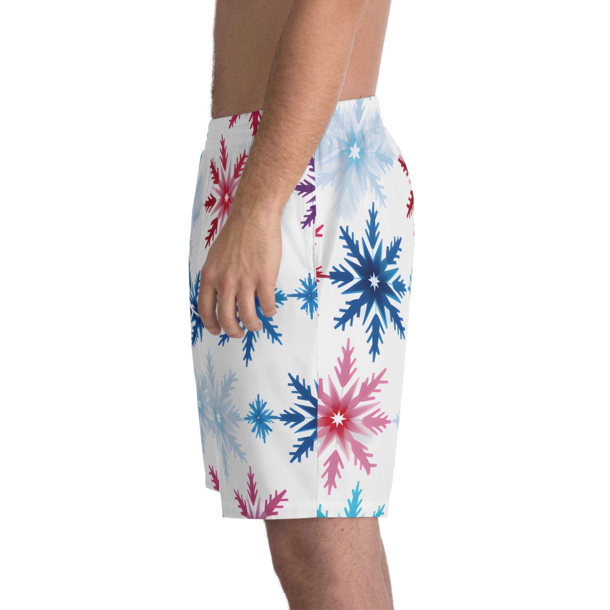 Beach Shorts - Men's Colorado Snowflakes Beach Shorts - Acid Daddy