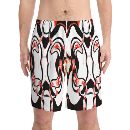 Beach Shorts - Men's Crimson Hate Edition Beach Shorts - Acid Daddy