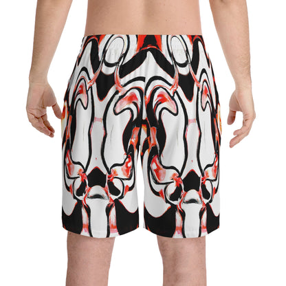 Beach Shorts - Men's Crimson Hate Edition Beach Shorts - Acid Daddy