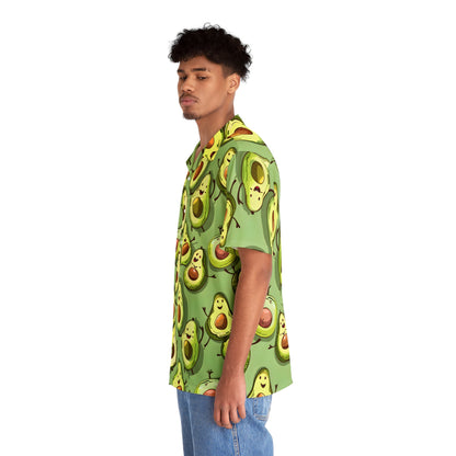 Hawaiian Shirts - Men's Festive Avocado Hawaiian Shirt - Acid Daddy