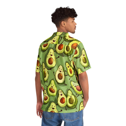 Hawaiian Shirts - Men's Festive Avocado Hawaiian Shirt - Acid Daddy