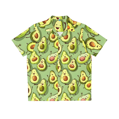 Hawaiian Shirts - Men's Festive Avocado Hawaiian Shirt - Acid Daddy