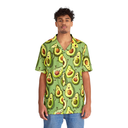 Hawaiian Shirts - Men's Festive Avocado Hawaiian Shirt - Acid Daddy