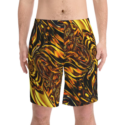 Beach Shorts - Men's Flame Broiled Beach Shorts - Acid Daddy