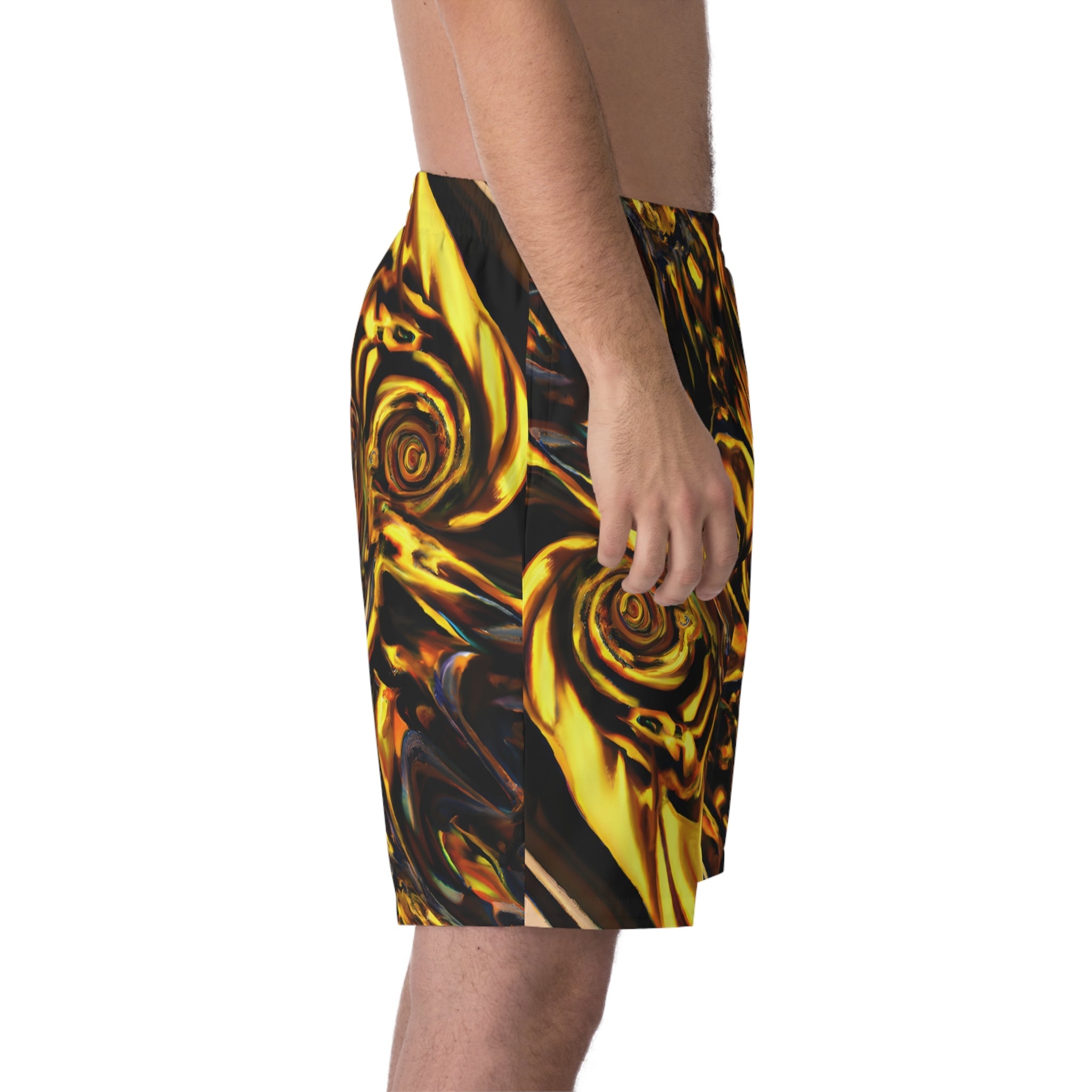 Beach Shorts - Men's Flame Broiled Beach Shorts - Acid Daddy